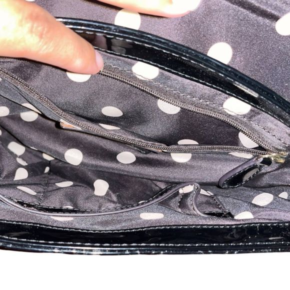 Anne Klein Ak Anne Klein Black Purse With Gold Chain - Women | Color: Black - Picture 7 of 12